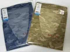 グンゼ SEEK UネックTシャツ　２枚セット　Ｌ