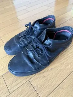 iggy pop ×vans レザー カジュアルシューズ 黒