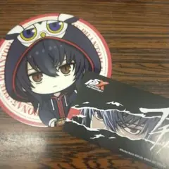 ペルソナ5 P5X アモカフェ 白鳥誠司　ましかくステッカー&コースター