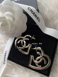 【期間限定出品】CHANEL シャネル ハート ココマーク ダブルC ピアス