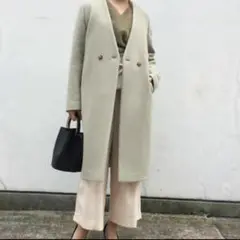 リエス Liesse ノーカラーコート