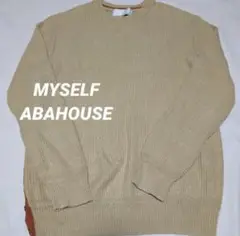 MYSELF ABAHOUSE マイセルフアバハウス　ニット　セーター