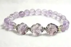 ピンクアメジスト⭐アメジストの花⭐ブレスレット