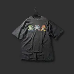 ヴィンテージ サン フェード tシャツ 褪せ黒　ミュージアムt