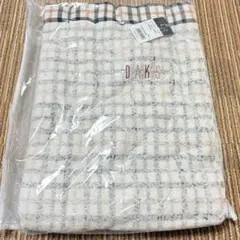 DAKSダックス　ハウスチェック　タオルケット　　ベージュ