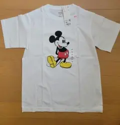 UNIQLO ミッキーマウス Tシャツ 150サイズ ホワイト