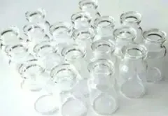 ガラス製フラスコ型空き瓶 20個セット