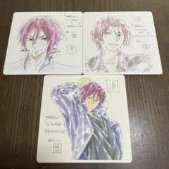 Free! 松岡凛 映画特典色紙3枚セット