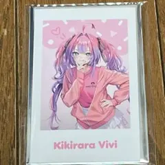ホロライブ　梅田　チェキ風 カード 綺々羅々ヴィヴィ