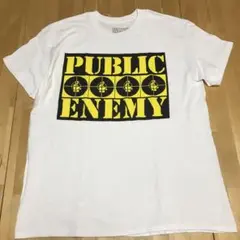 PUBLIC ENEMY Tシャツ Mサイズ 白　ホワイト