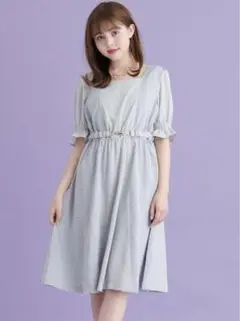マジェスティックレゴン チェック キリカ ワンピース　M