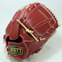 ゼット ZETT 投手用 硬式グローブ ワインレッド 718