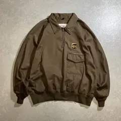 80s 90s USA製 企業物 UPS プルオーバー ワークジャケット 古着