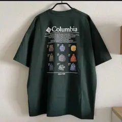 ◎Columbia コロンビア グラフィックTシャツ グリーン S