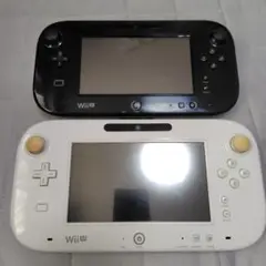 Wii U ゲームパッド ホワイト ブラック セット 動作未確認