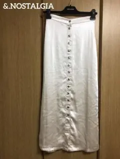 美品✨u0026.NOSTALGIA アンドドットノスタルジア ロングスカート Mサイズ
