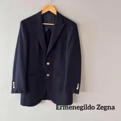 Ermenegildo Zegna 紺ブレザー　紺ブレ　ウール　日本製