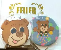 新品未開封　FEILER缶バッジ2点セット