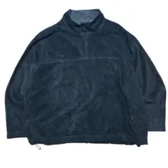 90s ST.JOHNS BAY ハーフジップフリース ブラック 5XLT