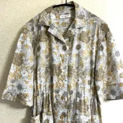 値下げ❗️ OLD ENGLAND liberty リネン　ワンピース