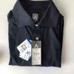 洋服の青山　すごポロ　ネイビー ポロシャツ M半袖★未使用★サミワイドカラー