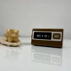 70's 堀田時計店 ドラムクロック 置時計 昭和レトロ 50Hz ヴィンテージ