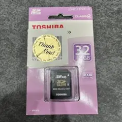 【新品未使用】TOSHIBA SDHC カード 32GB