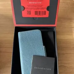 ⭐︎週末セールBONAVENTURA 手帳ケース　シアンiPhone 14pro
