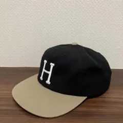 HUF ハフ キャップ ブラック ネイビー フリーサイズ 帽子 ツートン