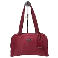 PRADA プラダ ナイロン ハンドバッグ レッド