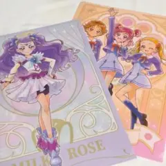 プリキュア ガチャ クリアファイル ミルキーローズ のぞみ りん うらら