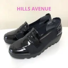 美品 HILLS AVENUE ヒルズアベニュー　ローファー 24cm ブラック