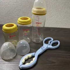 Pigeon 哺乳瓶 3本セット　トング付き