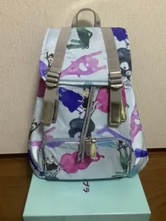 GW限定値下げ】アルベロベロプリントリュックグレー新品未使用