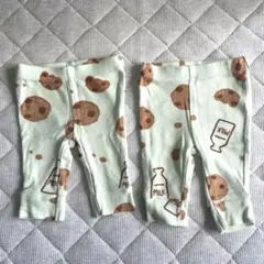 ベビー服　carter's 新生児用クッキー柄レギンス　0ヶ月　新生児用