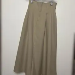 GU ベージュ フレアスカートM