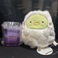 すみっコぐらし ぽかぽかねこびより ぬいぐるみがまぐち ペンギン スクエアカップ