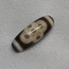 閃電五眼天珠 紅朱砂