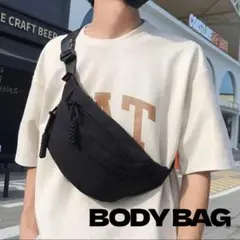 フェスバック ウエストバッグ 黒 ウエストポーチ ボディバッグ 2way 韓国