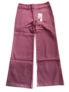 ボルドーフレアパンツ Mサイズ　ストレッチ 未使用　タグ付き