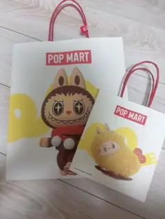 POP MART ショッパー紙袋　大小2個セット