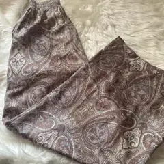 エトロ調 レペイズリー ワイド イージーパンツ 美品