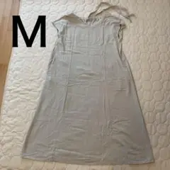 【美品】ノースリーブワンピース　ベージュ　Ｍ
