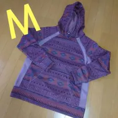 【美品】バートン 撥水 パーカー エンジ ボルドー エスニック柄 M