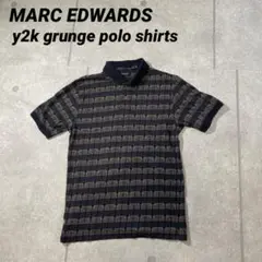 MARC EDWARDS y2k grunge polo shirts グランジ