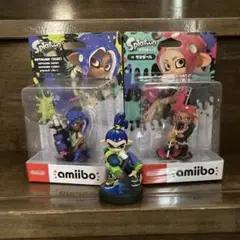 スプラトゥーンamiibo 3体　まとめ売り