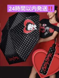 ベティちゃん折り畳み傘♥日傘♥ドット柄