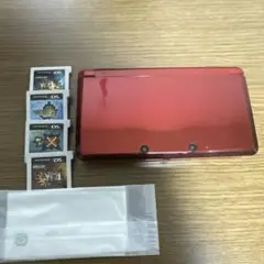 レッド ニンテンドー3DS 本体 ゲームソフト付き