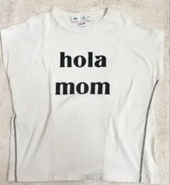 zara hola mom プリント Tシャツ 100