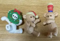 タリーズコーヒー　ふちベアフル　3個セット